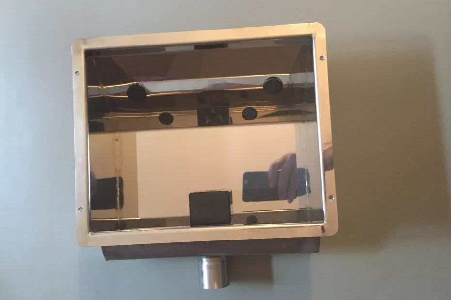 Pièce mécanique chromée tôlerie mécano-soudé