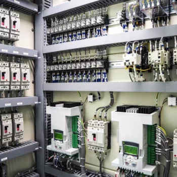 Armoire électrique pour des pompes de relevage avec variateurs