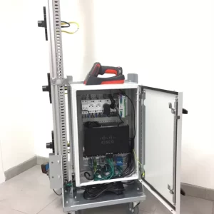 Tableautier électrique - Unité de flash Armoire électrique mobile pour une société de logistique