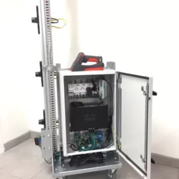 Tableautier électrique - Unité de flash Armoire électrique mobile pour une société de logistique